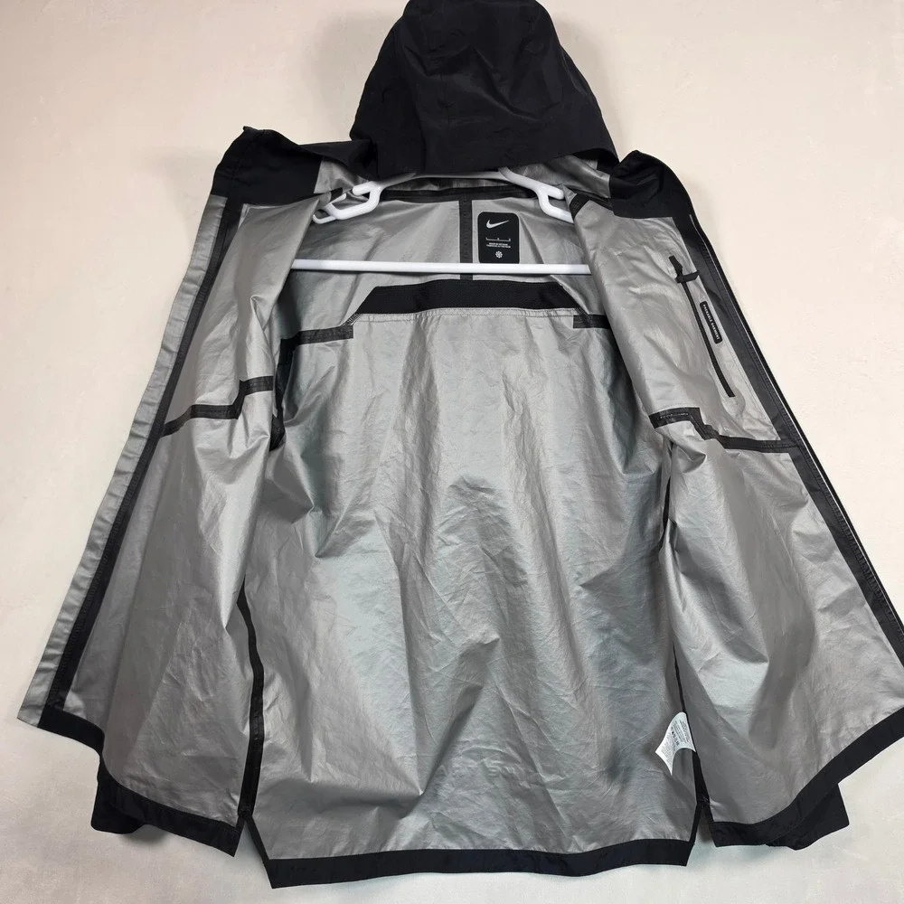 Nike Trail Gore-Tex Infinium Running Jacket Men's L Hooded Black Packable $330